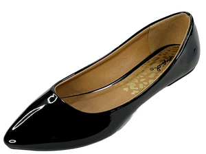 Qupid Pika-01XX Women’s Pointed Toe Flats Shoes