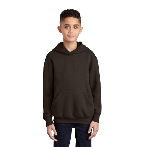 Port & Company - Youth Core Fleece Pullover Hooded Sweatshirt.  PC90YH