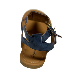 Qupid Archer-506 Fishtail Thong Sandal with Ankle Strap