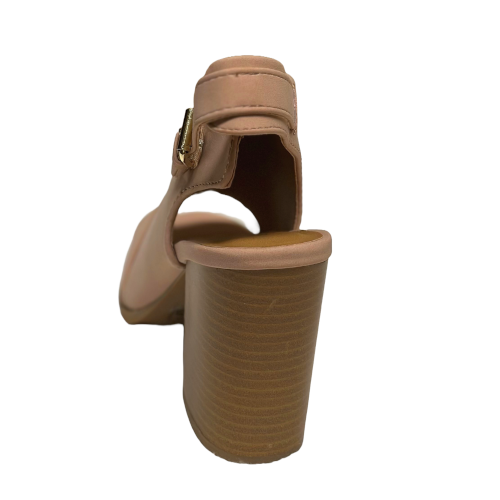 Qupid Brammer-12 Chunky Heels