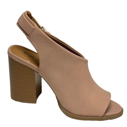 Qupid Brammer-12 Chunky Heels