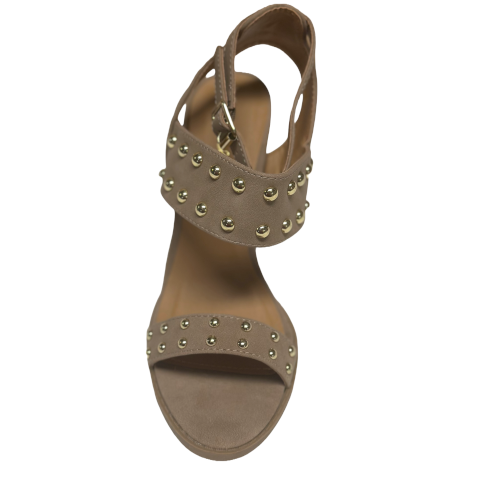 Qupid Brammer-30 Studded Chunky Heels