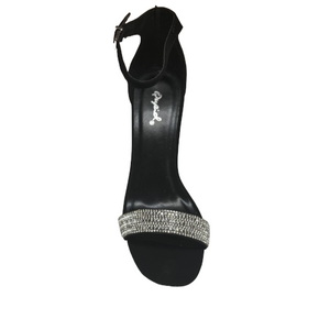 Qupid Elsi-10 Classic and Chic Toe Band High Heel with Ankle Strap Sandal