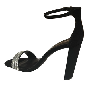 Qupid Elsi-10 Classic and Chic Toe Band High Heel with Ankle Strap Sandal