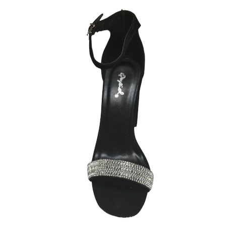 Qupid Elsi-10 Classic and Chic Toe Band High Heel with Ankle Strap Sandal