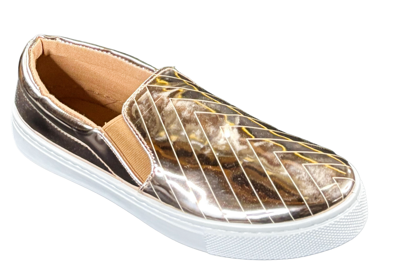 Qupid Reba-121D Women’s Slip-On Casual Sneakers