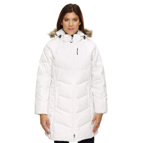 Ladies' Boreal Down Jacket with Faux Fur Trim