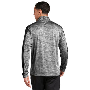 Sport-Tek PosiCharge Electric Heather Colorblock 1/4-Zip Pullover. ST397