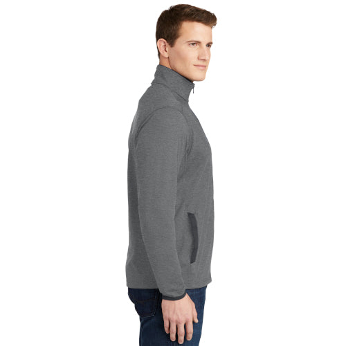Sport-Tek Sport-Wick Stretch Contrast Full-Zip Jacket.  ST853