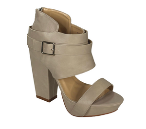 Adriana Sela-10 Women Platform Block Heel Sandal Ankle Strap