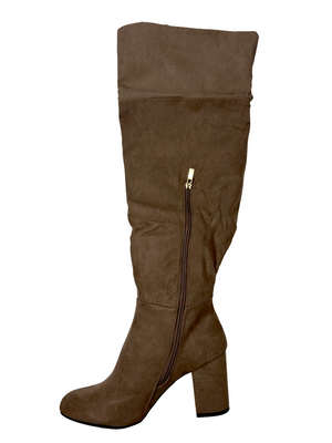 Bamboo Thirst-17M Women's Knee High Block Heel Boots