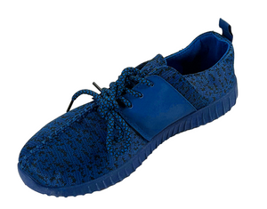 Bamboo Tilt-01S Women's Knit Lace-Up Casual Sneakers