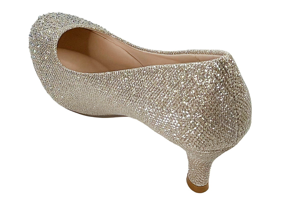 Bonnibel Wonda-01 Women’s Glitter Mid Heel Pumps