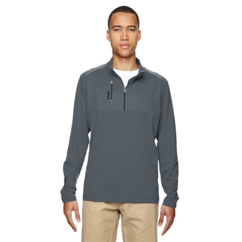 Men's puremotion® Mixed Media Quarter-Zip