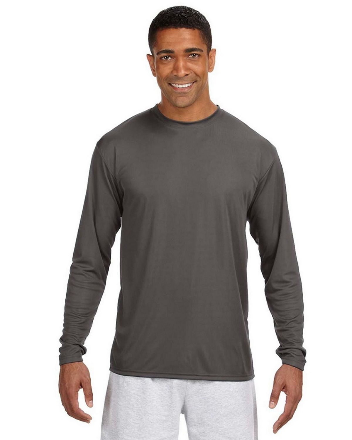 Men's Long-Sleeve Cooling Performance Crew