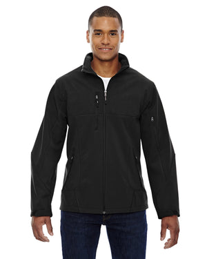 Men's Compass Colorblock Three-Layer Fleece Bonded Soft Shell Jacket