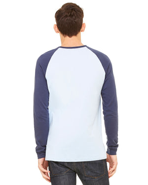 Bella + Canvas 3000C Men's Jersey Long-Sleeve Baseball T-Shirt