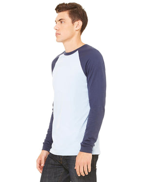 Bella + Canvas 3000C Men's Jersey Long-Sleeve Baseball T-Shirt
