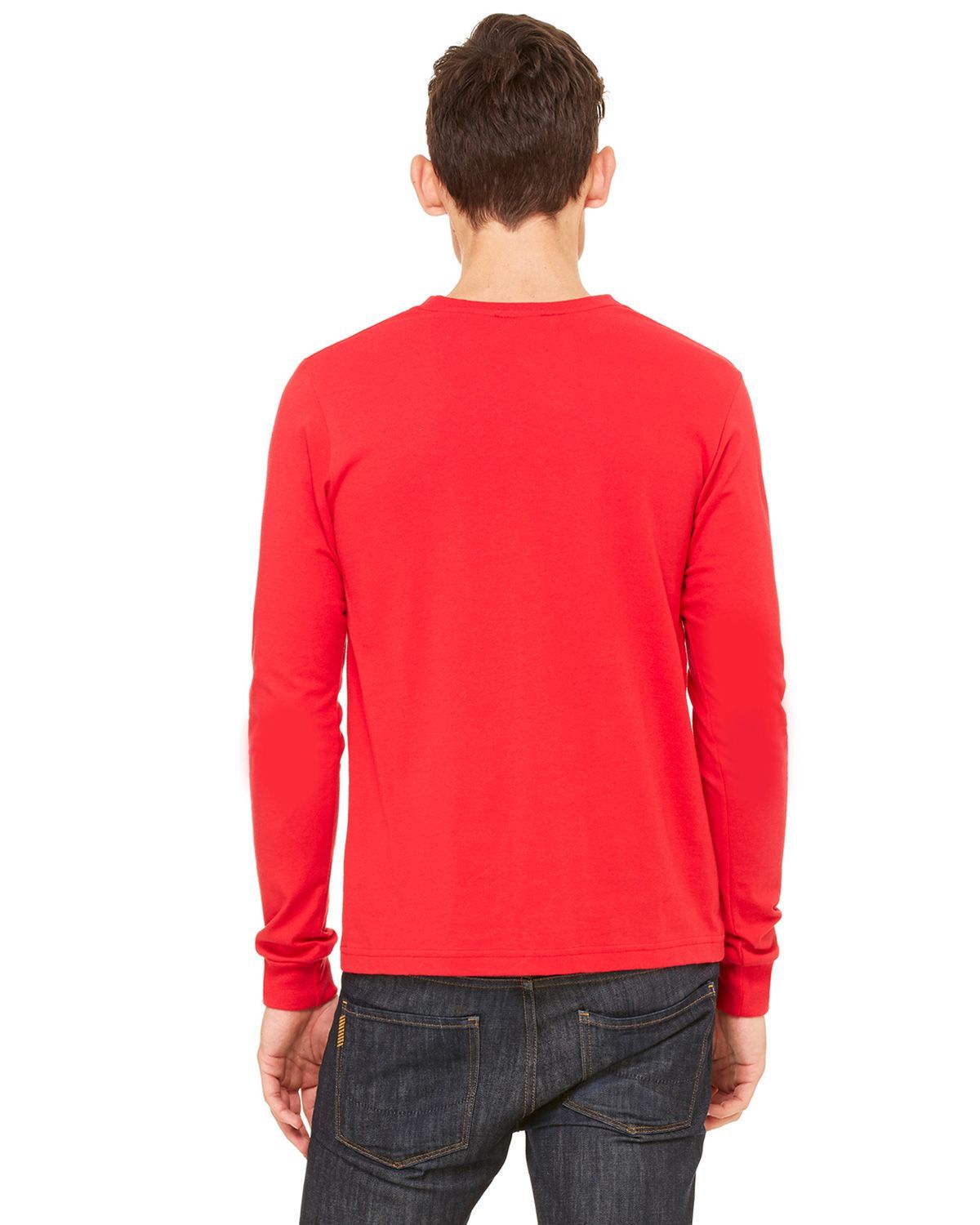 Bella + Canvas 3501 Men's Jersey Long-Sleeve T-Shirt