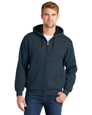 CornerStone - Heavyweight Full-Zip Hooded Sweatshirt with Thermal Lining.  CS620