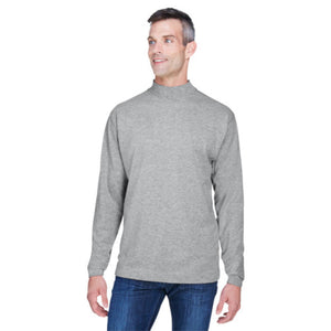 Adult Sueded Cotton Jersey Mock Turtleneck - Devon & Jones