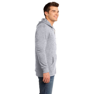 District - Young Mens Core Fleece Full-Zip Hoodie DT190