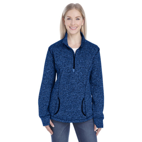 J America JA8617 Ladies' Ladies' Cosmic Fleece Quarter-Zip