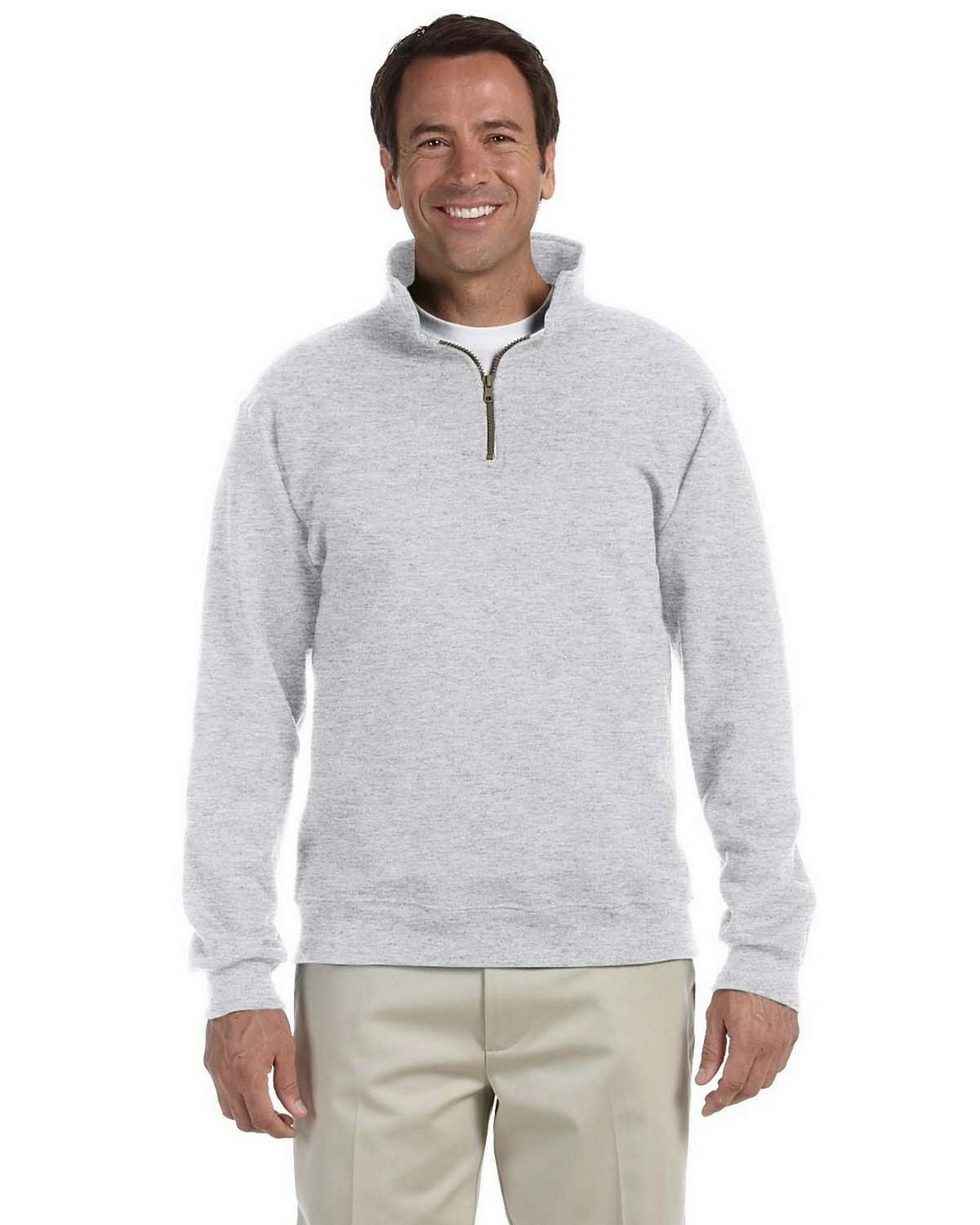 Adult 9.5 oz., Super Sweats® NuBlend® Fleece Quarter-Zip Pullover - Jerzees - 4528