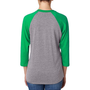 Unisex Tri-Blend Three-Quarter Sleeve Baseball Raglan Tee