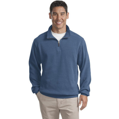 Port Authority Flatback Rib 1/4-Zip Pullover.  F220