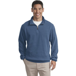 Port Authority Flatback Rib 1/4-Zip Pullover.  F220