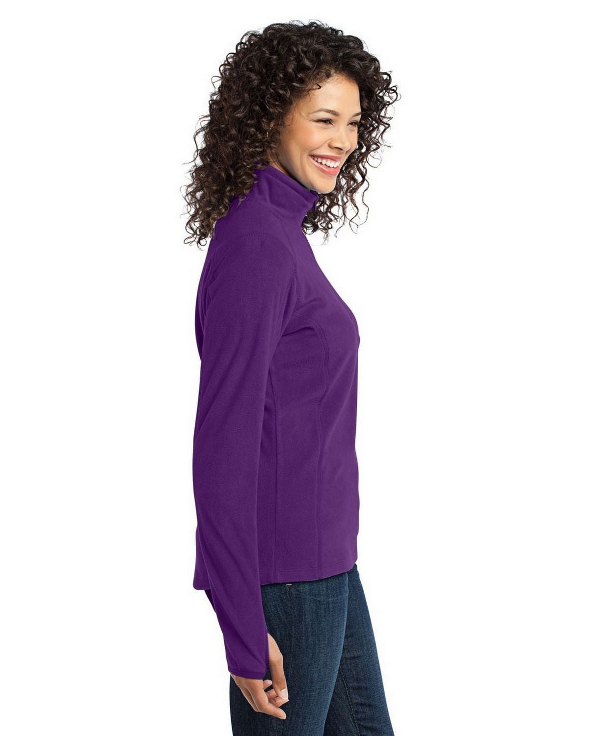 Port Authority Ladies Microfleece 1/2-Zip Pullover. L224