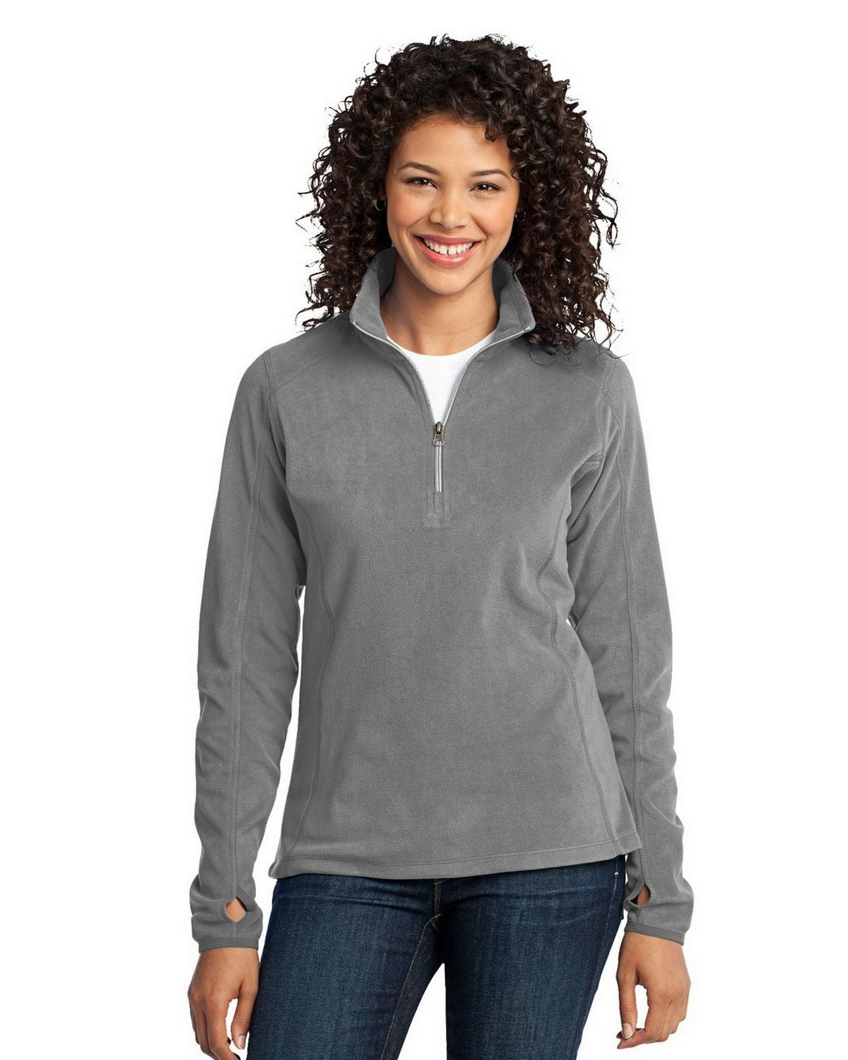 Port Authority Ladies Microfleece 1/2-Zip Pullover. L224