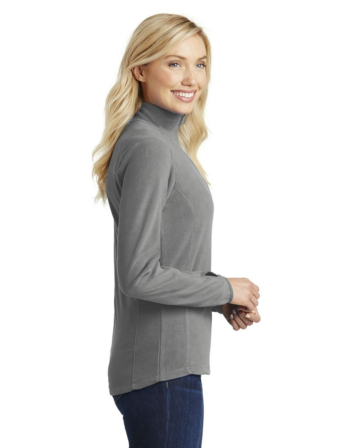 Port Authority Ladies Microfleece 1/2-Zip Pullover. L224