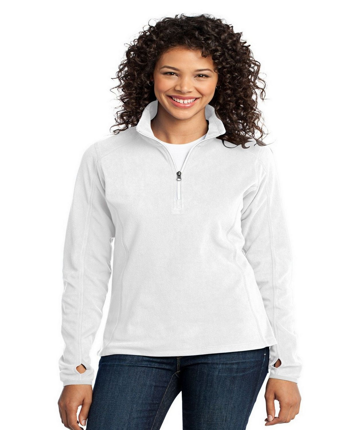 Port Authority Ladies Microfleece 1/2-Zip Pullover. L224