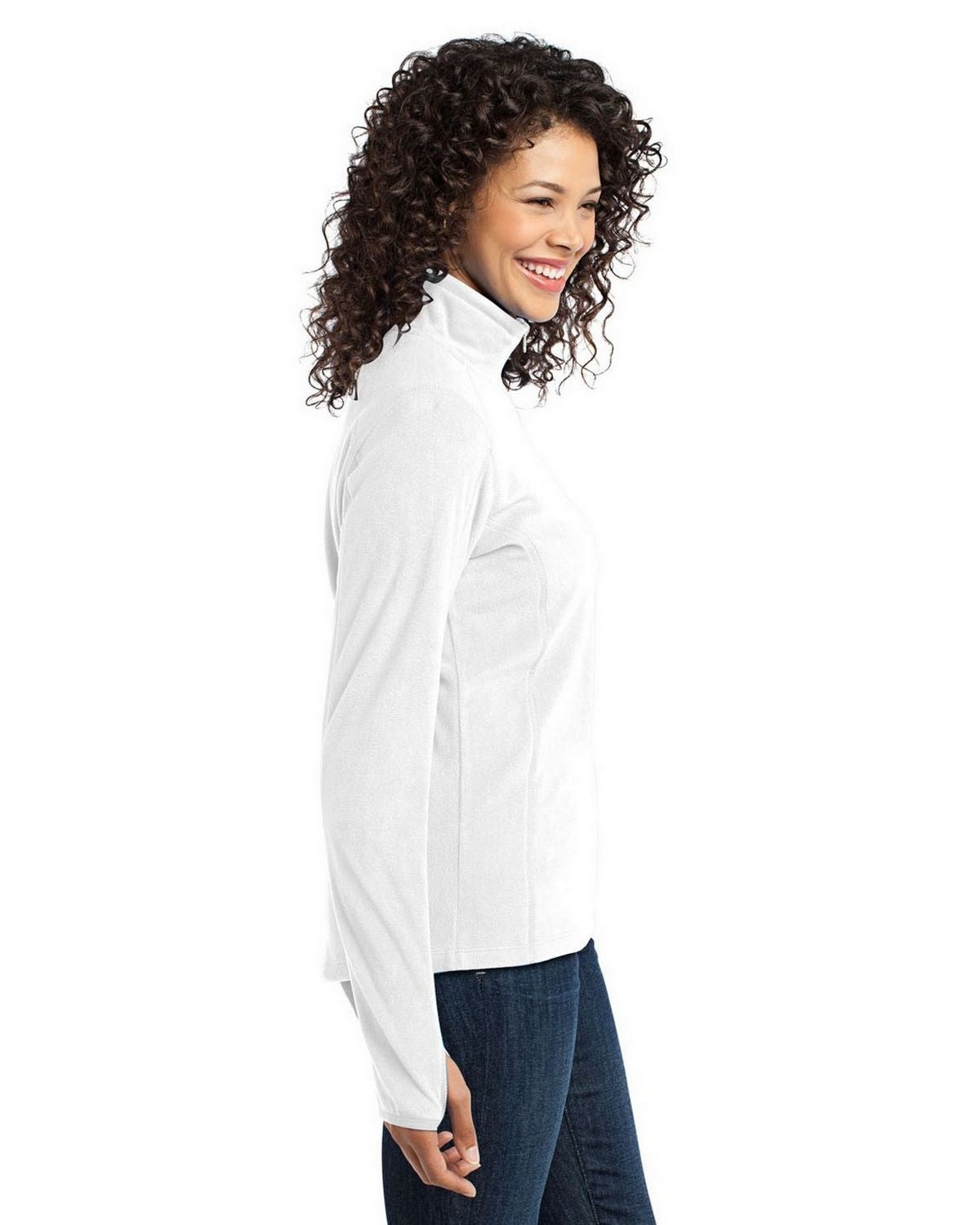 Port Authority Ladies Microfleece 1/2-Zip Pullover. L224