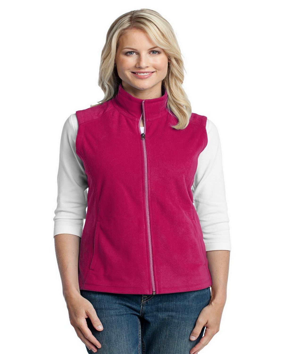 Port Authority Ladies Microfleece Vest. L226