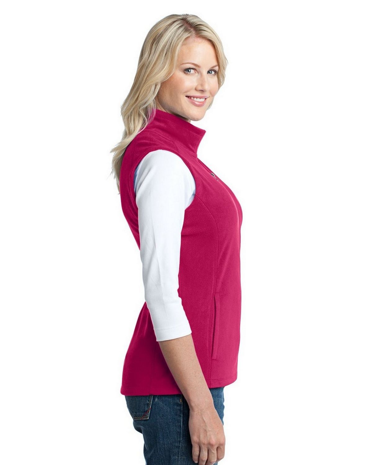 Port Authority Ladies Microfleece Vest. L226