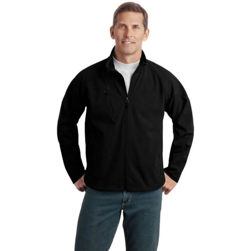 Port Authority TLJ705 Men's Tall Textured Soft Shell Jacket