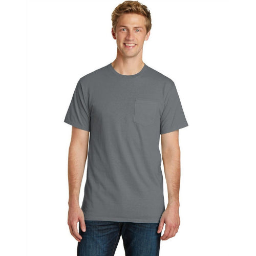Port & Company PC099P Men's Essential Pigment-Dyed Pocket Tee