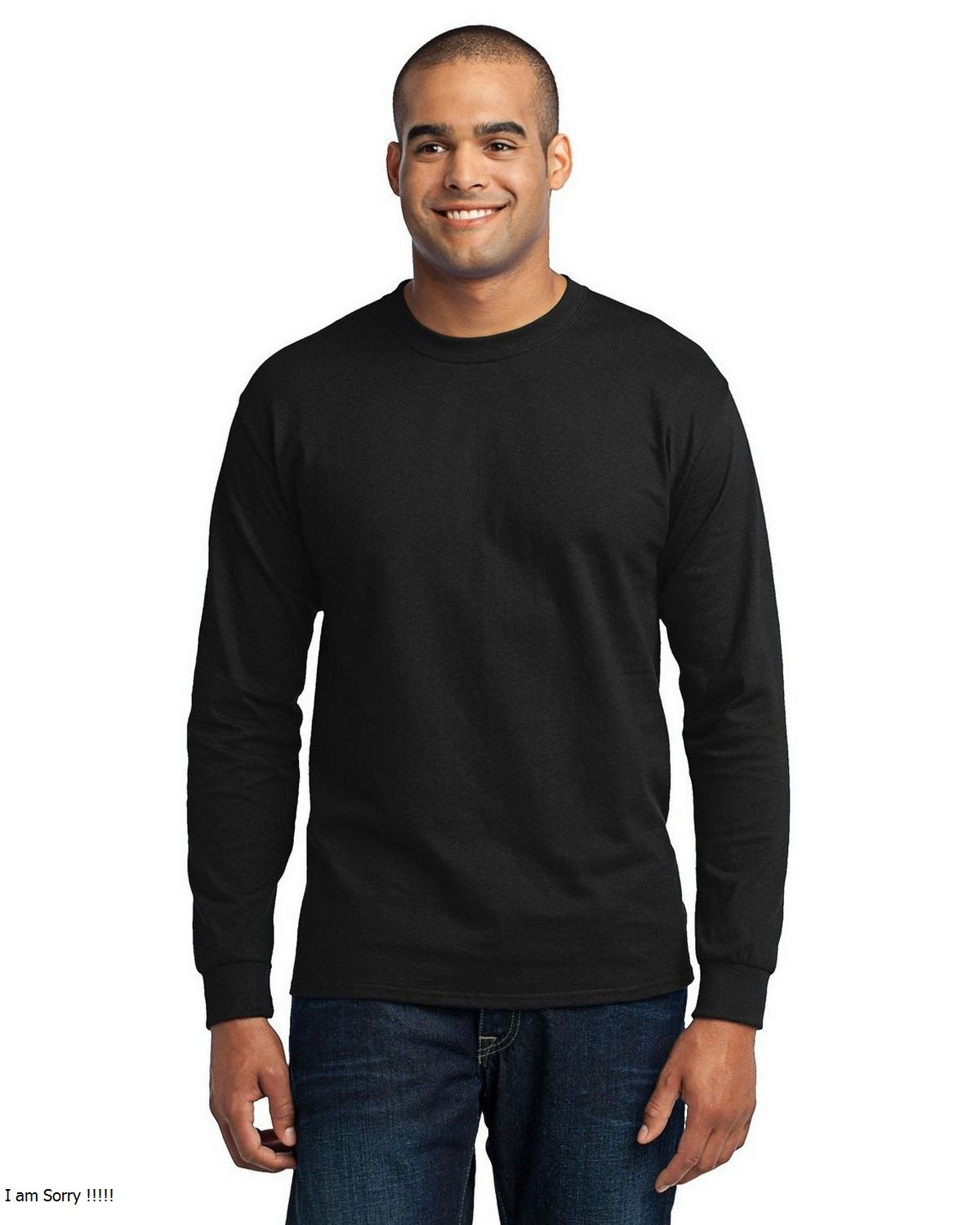 Port & Company PC55LS Men's Long Sleeve 50/50 Cotton/Poly T-Shirt