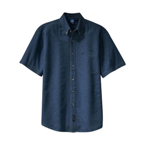 Port & Company SP11 Men's Short Sleeve Value Denim Shirt