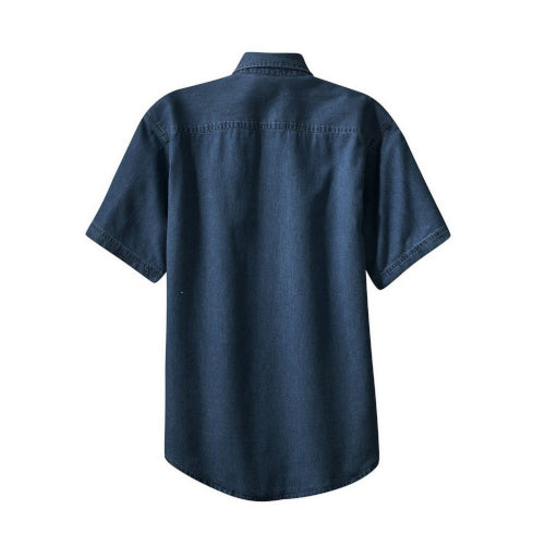 Port & Company SP11 Men's Short Sleeve Value Denim Shirt
