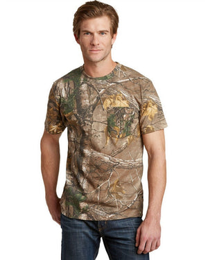 Russell Outdoors S021R Men's Realtree Explorer 100% Cotton T-Shirt With Pocket