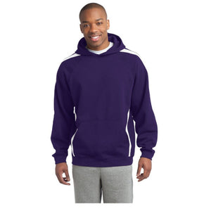 Sport-Tek Tall Sleeve Stripe Pullover Hooded Sweatshirt. TST265