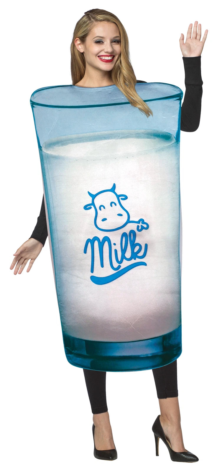 Adult Get Real Milk Costume White