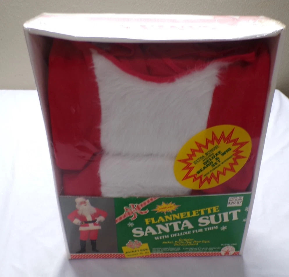 Adult Flannel Santa Suit