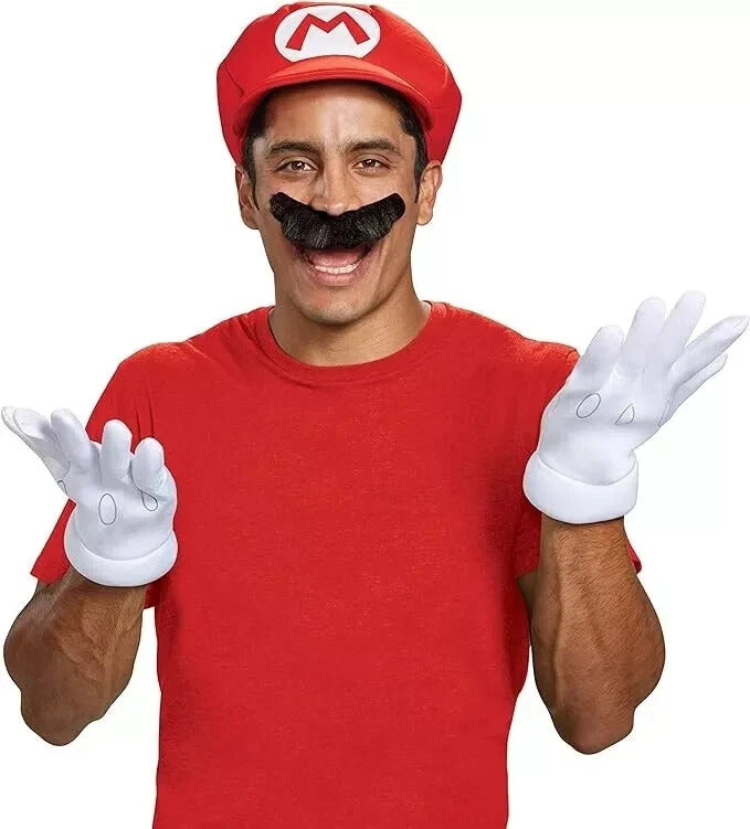 Super Mario Brothers Adult Mario Halloween Costume Accessory Kit