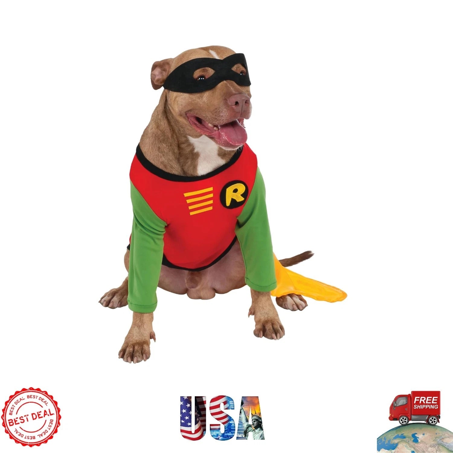 Rubies Teen Titans: Robin Pet Costume for Dogs or Cats