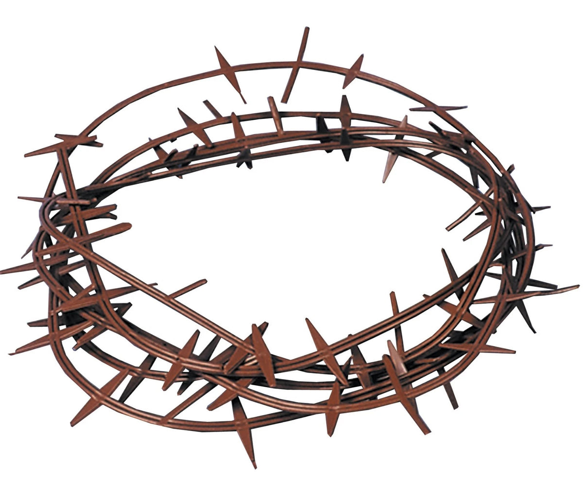 Crown Of Thorns King Biblical Hat Headpiece Costume Religious Crown Rubber
